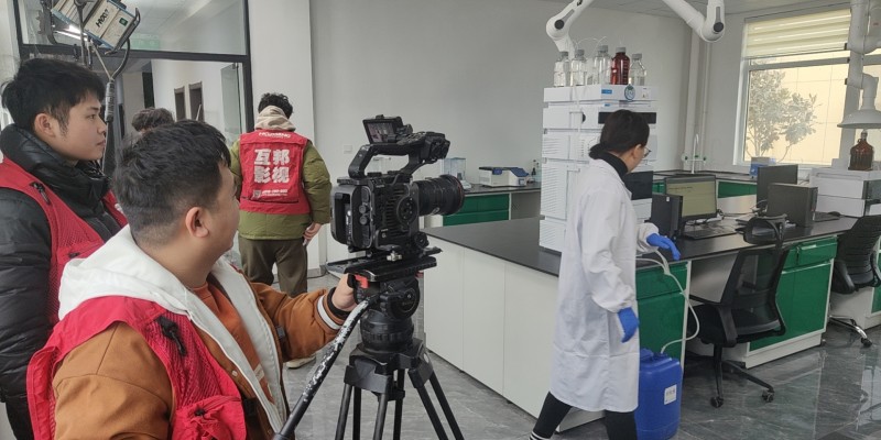 互邦為上海銳巴新材料拍攝宣傳片